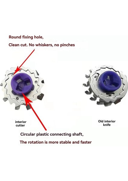 Philips PT725 720 HQ7310 6070 6090 7183XL 7180XL 7145XL Elektrikli Tıraş Bıçağı Için Yükseltilmiş Hq8 Yedek Tıraş Makinesi Başlığı (Yurt Dışından) modelleri