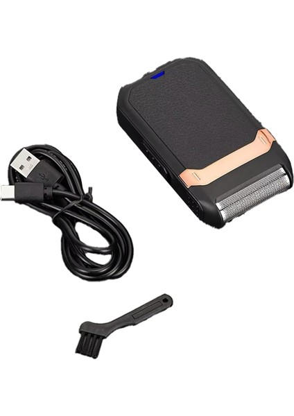 Erkekler Için Elektrikli Sakal Düzeltici, Su Geçirmez Taşınabilir Kablosuz Şarj Edilebilir Düzeltici, USB Şarjlı Islak ve Kuru Tıraş (Yurt Dışından)