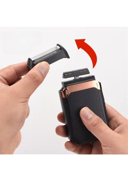 Erkekler Için Elektrikli Sakal Düzeltici, Su Geçirmez Taşınabilir Kablosuz Şarj Edilebilir Düzeltici, USB Şarjlı Islak ve Kuru Tıraş (Yurt Dışından) indirimleri