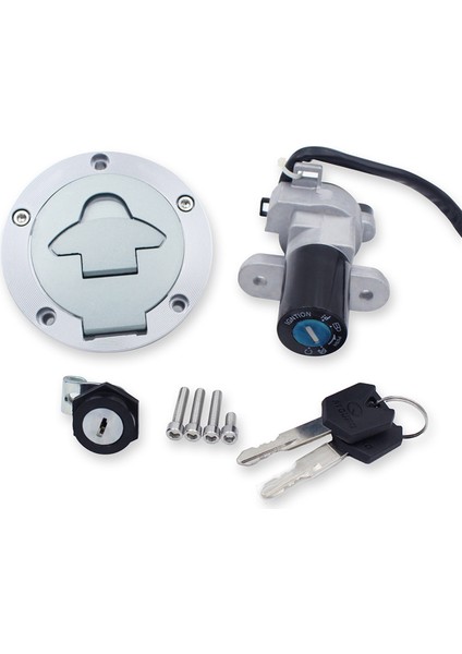 F4 1000 2006-2007 Için Kontak Anahtarı Kilidi Yuvası Gaz Depo Kapağı Anahtar Seti (Yurt Dışından)