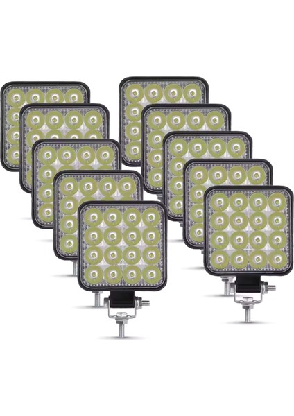 12V 24V LED Işık Çubuğu 48W Kamyon, Arazi Aracı, Suv, Atv LED Farlar Için Kare Spot Işığı (Yurt Dışından)