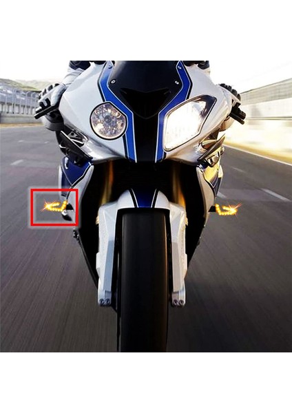 Motosiklet Scooter Quad Cruiser Için 4 Adet Dönüş Sinyal Lambası 15 LED Sinyal Lambası Amber Lambası (Yurt Dışından) fırsatları