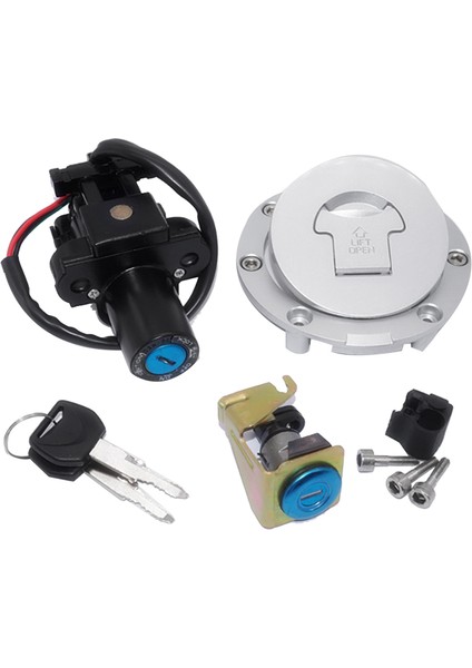 CBR600RR 2003-2006 Için Aksesuar Seti Kilidi Elektrikli Kapı Depo Kapağı Kontak Anahtarı (Yurt Dışından)
