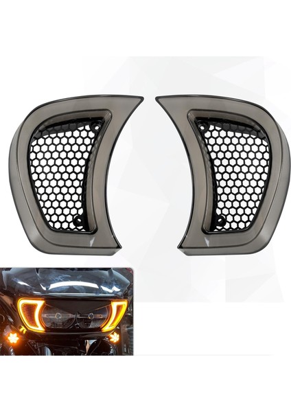 Road Glide Fltrx Special Fltrxs Cvo Ultra Fltru 2015-2023 Far Havalandırma LED Gösterge Yan Lambaları (Yurt Dışından) fiyatları