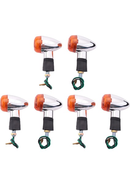 Street Standard Özel Motosiklet Için Dönüş Sinyalleri - Ön Arka Işıklar (6 Adet) (Yurt Dışından)