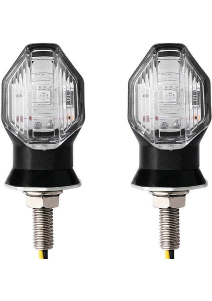 2 Adet Evrensel Dönüş Sinyali Gösterge Lambası Ampulleri Siyah Amber 12V (Yurt Dışından)