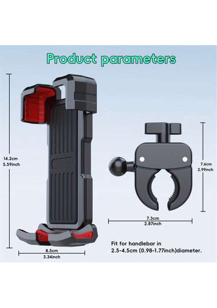 4,7 Inç Ila 6,8 Inç Akıllı Telefonlar Için Telefon Tutucu, Gidon Cep Kelepçesi, Scooter Klipsi (Yurt Dışından) modelleri