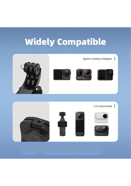 13 / Action 5 Pro Pocket 3 Go 3s Kamera Aksesuarları Için Ön Cam Montaj Kelepçesi (Yurt Dışından)