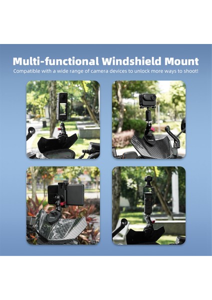 13 / Action 5 Pro Pocket 3 Go 3s Kamera Aksesuarları Için Ön Cam Montaj Kelepçesi (Yurt Dışından) fiyatları