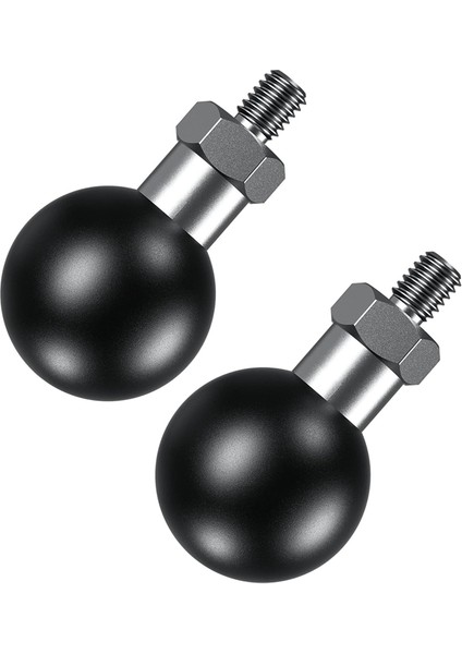 B Boyutu 1 Inç Çift Soket Kolu Için Uyumlu M6 x 1.0 Dişli Direkli 1 Inç Bilyalı Adaptör (Yurt Dışından)