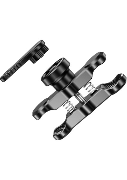 25MM Bilyalı Kafa Bisiklet Telefon Tutucu Hırsızlığa Karşı Çift Soketli Kol Alüminyum Alaşımlı Tutucu 9cm Montaj Kelepçesi (Yurt Dışından) modelleri