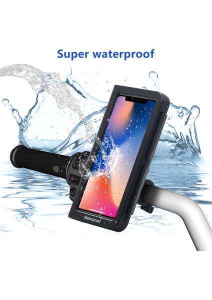 Su Geçirmez Telefon Tutucu, Gidona Monte Edilmiş Tabanlı ve Dokunmatik Ekranlı Bisiklet, 360 Derece Dönebilen Tutucu (Yurt Dışından) fiyatları