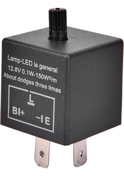 CF13 Jl-02 Araç Sinyal Lambası Flaşörü Için LED Ayarlanabilir Flaşör Rölesi (Yurt Dışından)