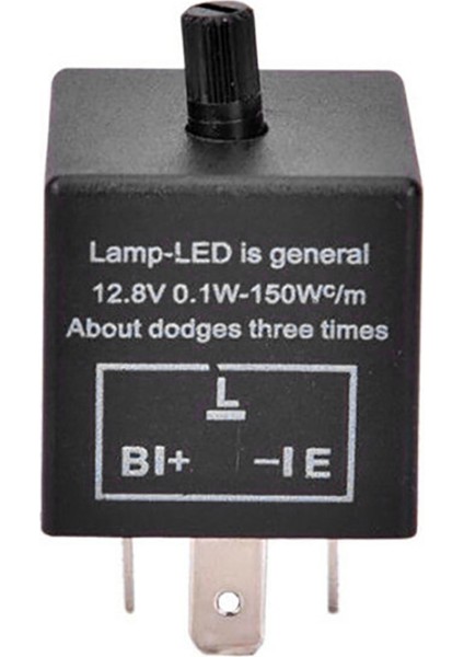 CF13 Jl-02 Araç Sinyal Lambası Flaşörü Için LED Ayarlanabilir Flaşör Rölesi (Yurt Dışından) fiyatları