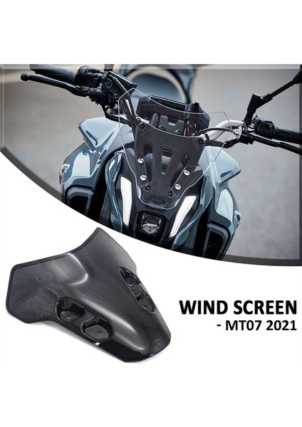 MT07 Mt-07 2021 2022 Için Ön Cam Deflektörleri Ön Cam Koruyucu (Şeffaf) (Yurt Dışından) fiyatları
