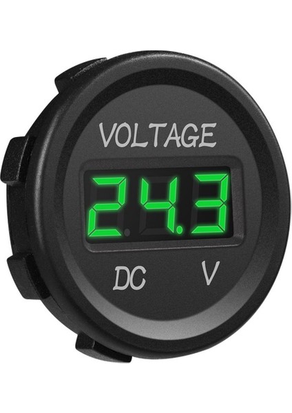 Dc 12V LED Panel Dijital Voltaj Ölçer Ekranlı Voltmetre Tekne Deniz Aracı Kamyon Atv Utv Yeşil (Yurt Dışından) fırsatları