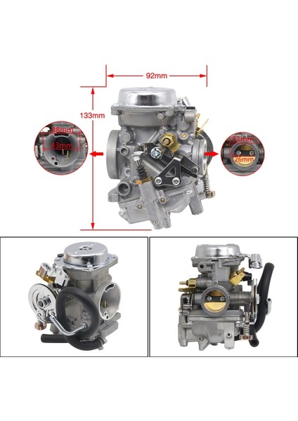 Xv 250 Virago V-Star Route 66 1988-2014 Için Adaptör Manifoldlu 26 mm Karbüratör (Yurt Dışından) modelleri