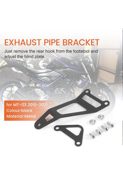 Mt-03 Yzf R25 R3 2014-2021 Egzoz Için Arka Pedal Modifiye Egzoz Braketi (Yurt Dışından) indirimleri