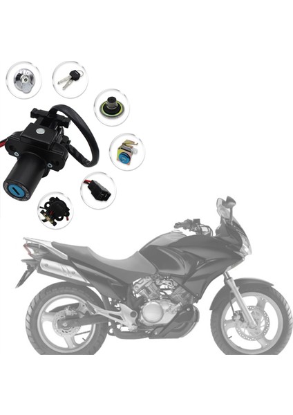 XL125V 2001-2006 Için Kontak Anahtarı Kilidi Yuvası Gaz Depo Kapağı Anahtar Seti (Yurt Dışından) fırsatları