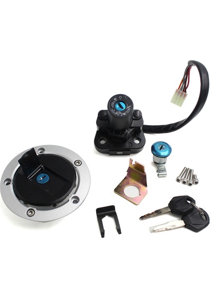 GSXR1300 2008-2023 Için Kontak Anahtarı Kilidi Yuvası Gaz Depo Kapağı Anahtar Seti (Yurt Dışından)