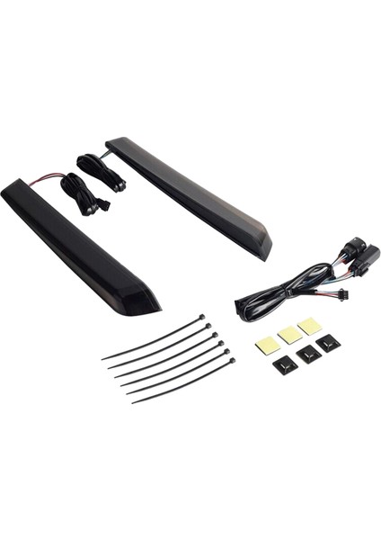 1 Çift Füme LED Eyer Çantası Yan Işaret Lambası Touring Street Glide 2014-2024 Dönüş Sinyali Fren Lambası (Yurt Dışından) indirimleri