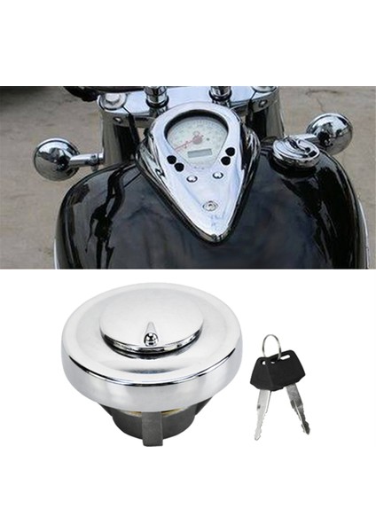 XVS125 250 400 650 950 1100 Dragstar XV1700 Road Star Için Anahtarlı Kapak Depo Kapağı Kilidi (Yurt Dışından) fırsatları