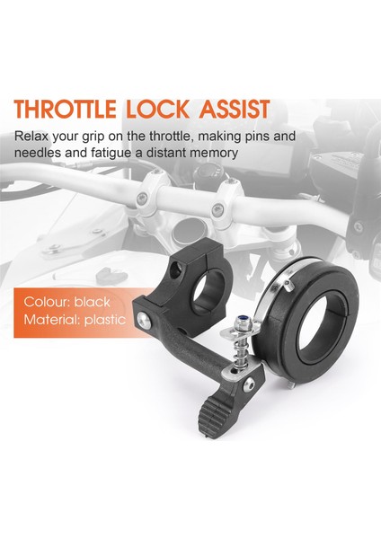 Atv Cb CRF250 Bisiklet Için Evrensel 22 mm 7/8 Inç Gidon Için Seyir Kontrolü Gaz Kelebeği Kilidi Yardımı (Yurt Dışından) indirimleri