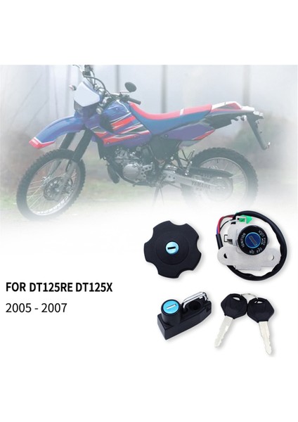 DT125RE DT125X 2005-2007 Için Anahtarlı Kontak Anahtarı Kilidi Koltuk Kapağı (Yurt Dışından) fırsatları