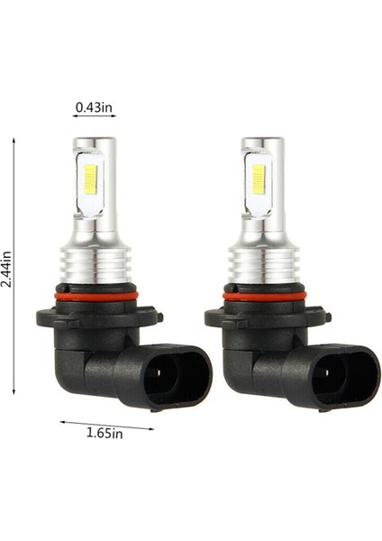 10X 9005 Hb3 LED Far Ampulleri Kiti Uzun Far 35W 4000LM 6000K Beyaz Yüksek Güç (Yurt Dışından) modelleri