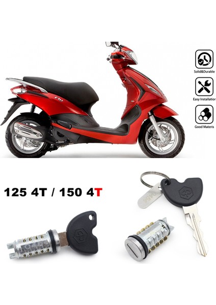 Fly 125 150 4t Aksesuarları Için 2 Anahtarlı Kontak Kilidi Silindir Seti 573512 (Yurt Dışından) modelleri