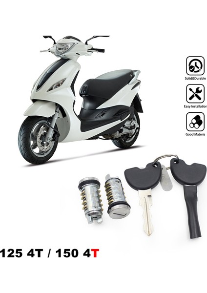 Fly 125 150 4t Aksesuarları Için 2 Anahtarlı Kontak Kilidi Silindir Seti 573512 (Yurt Dışından) fırsatları