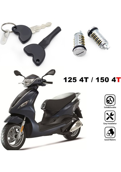 Fly 125 150 4t Aksesuarları Için 2 Anahtarlı Kontak Kilidi Silindir Seti 573512 (Yurt Dışından) indirimleri