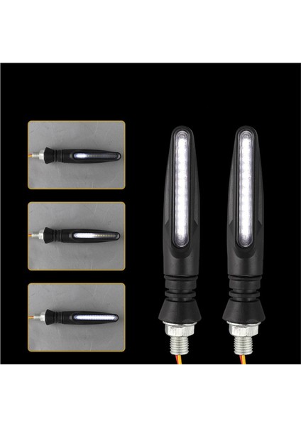 LED Işıklar Yüksek Parlaklık Dönüş Sinyali Göstergesi Ön Arka Beyaz Gündüz Çalışan Akan Fren Lambaları A (Yurt Dışından) modelleri