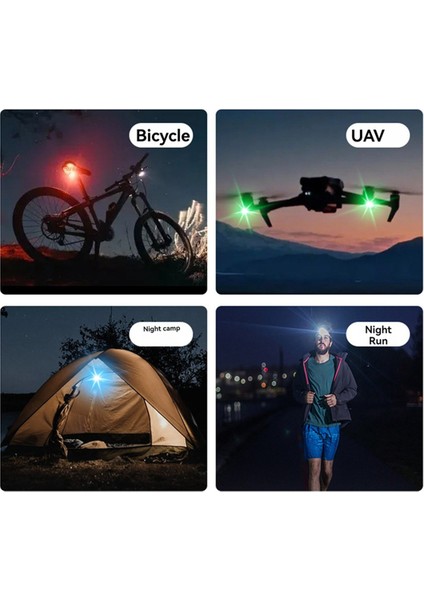 Uzaktan Kumandalı 8 Adet Kablosuz Flaş Işığı, 7 Renk USB Şarj Edilebilir Yüksek Parlaklıkta Araba Için Flaşör (Yurt Dışından) indirimleri