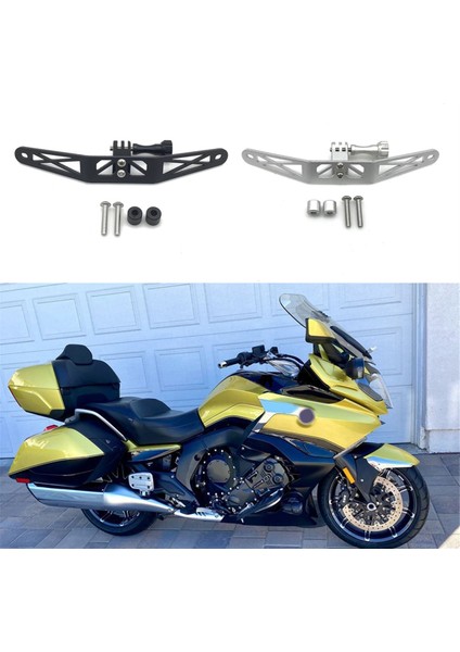 Motosiklet Cnc Go Pro Kamera Montaj Braketi Gps Navigasyon Tutucu -K1600GT G310GS S1000XR K1600B K1600GTL K1600GA A (Yurt Dışından) fırsatları