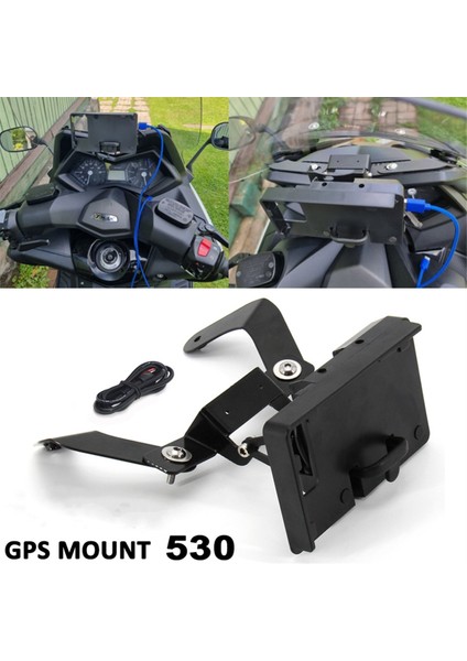 Tmax 530 T-Max 2012-2016 Navigasyon Montaj Aksesuarları Için Ön Cam Braketi Telefon Tutucu (Yurt Dışından) fırsatları
