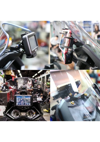 Tmax 530 T-Max 2012-2016 Navigasyon Montaj Aksesuarları Için Ön Cam Braketi Telefon Tutucu (Yurt Dışından) indirimleri