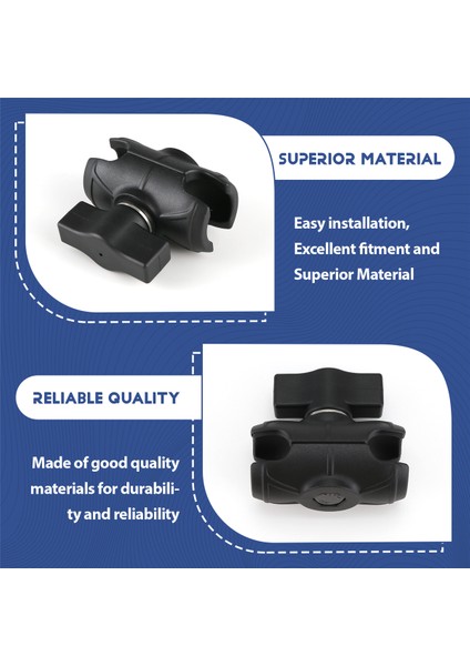 Naylon Kol 6 cm Çift Soket 1 Inçlik Bilyalı Taban Montajlı Kamera Uzatma (Yurt Dışından) indirimleri