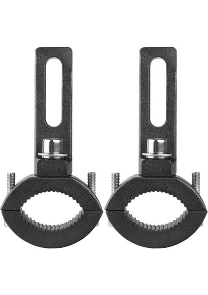 2x Evrensel Far Montaj Braketi 50-60 mm Ayarlanabilir Far Tutucu Çatal Kelepçesi (Yurt Dışından)