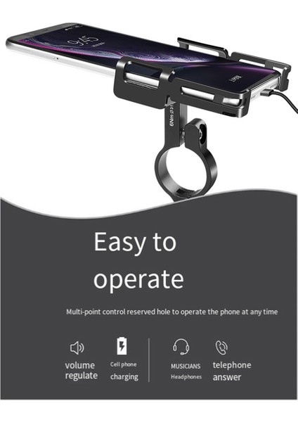 E M365 Stand Montajı Için P10 Alüminyum Alaşımlı Bisiklet Yol Cep Telefonu Tutucu (Yurt Dışından) fırsatları