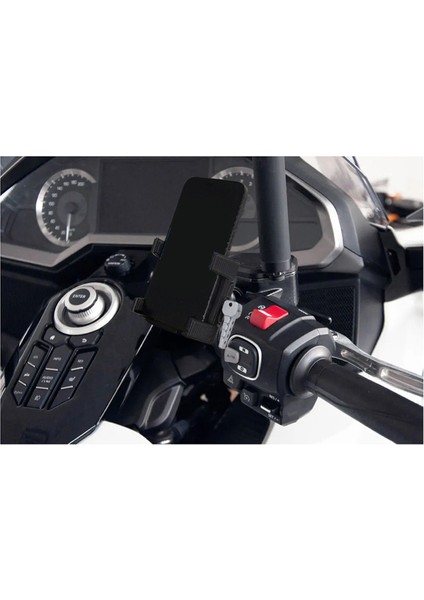 Gold Wing GL1800 2018-2024 Için Telefon Tutucu Şarj Navigasyon Braketi (Yurt Dışından) fırsatları