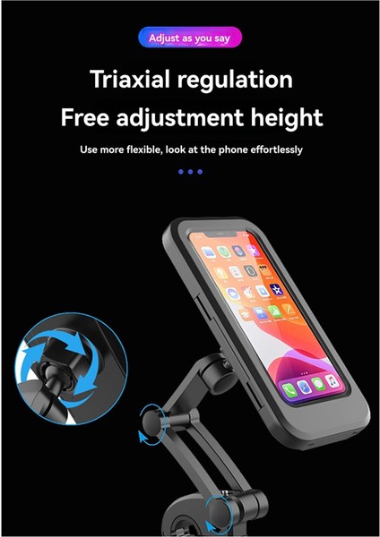 Evrensel Bisiklet Cep Telefonu Tutucu Navigasyon Katlanabilir Su Geçirmez 360° Ayarlanabilir (Yurt Dışından) indirimleri
