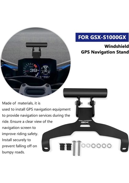 GSXS1000GX 2024 Aksesuarları Için Navigasyon Ön Cam Telefon Tutucu Montaj Braketi (Yurt Dışından) fırsatları