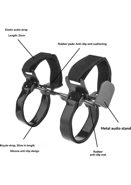 Charge 5/flip 5 Için Bisiklet Hoparlör Sabitleme Braketi Bisiklet Montajı Ayarlanabilir Kayış Aksesuarları (Yurt Dışından) modelleri
