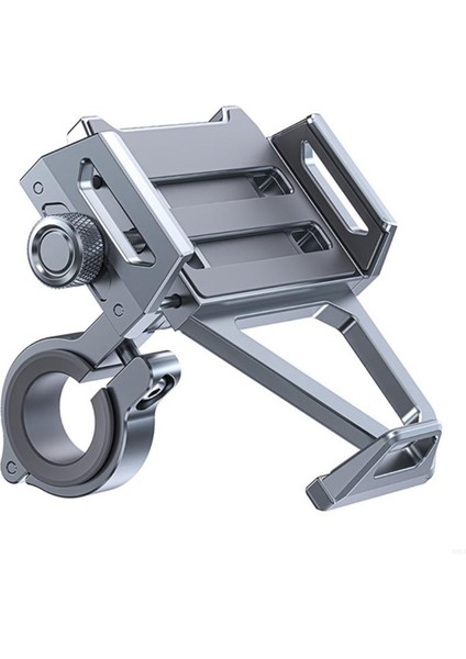 360 Derece Dönebilen Telefon Tutucu Motosiklet Gidonuna Hızlı Kurulum Standı Gümüş (Yurt Dışından) fiyatları