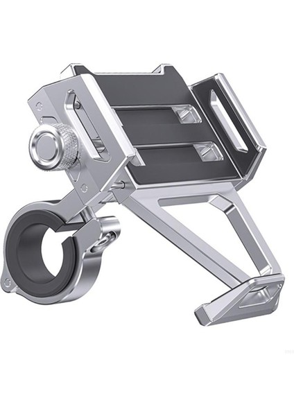 360 Derece Dönebilen Telefon Tutucu Motosiklet Gidonuna Hızlı Kurulum Standı Gümüş (Yurt Dışından) fırsatları