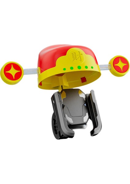 Komik Bisiklet Telefon Tutucu Açık Hava Bisiklet Navigasyon Standı Güneş Kremi Yağmur Geçirmez Akıllı Telefon Standı, B (Yurt Dışından)