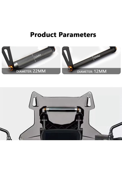 Voge 525 DSX525 DS525X 2023 Cep Telefonu Için 22 mm Gps Montaj Navigasyon Braketi (Yurt Dışından) fiyatları