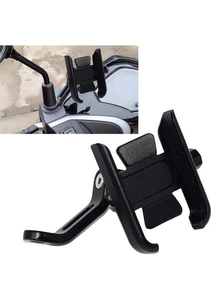 Pcx 125 160 150 Aksesuarları Cnc Ayna Montajlı Cep Telefonu Gps Braketi Siyah (Yurt Dışından) modelleri