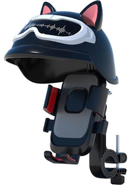 Bisiklet Telefon Tutucu 360° Dönebilen Açık Hava Bisiklet Navigasyon Standı Güneş Kremi Yağmur Geçirmez Akıllı Telefon Standı, B (Yurt Dışından)